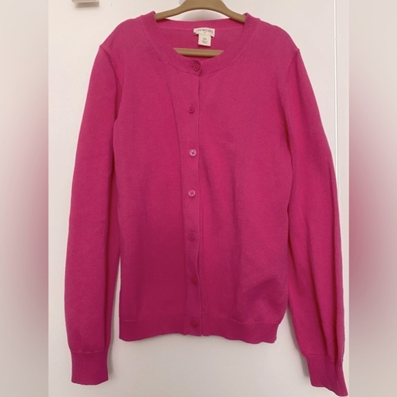 Crewcuts Other - J. Crew Crewcuts Pink Button Down Cotton Cardigan Sweater Size 10